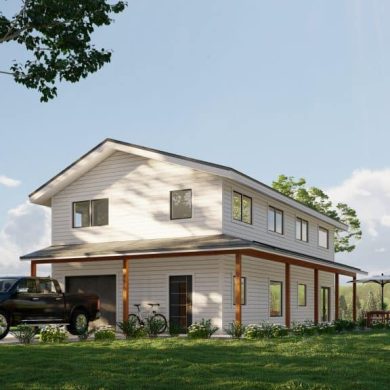 the Rigel net zero SIP panel home