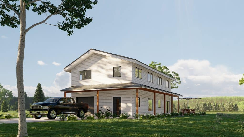 the Rigel net zero SIP panel home