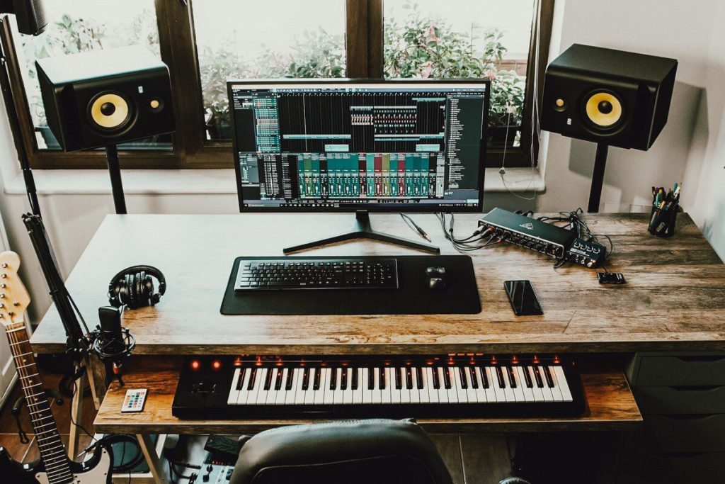 home music recording studio building
